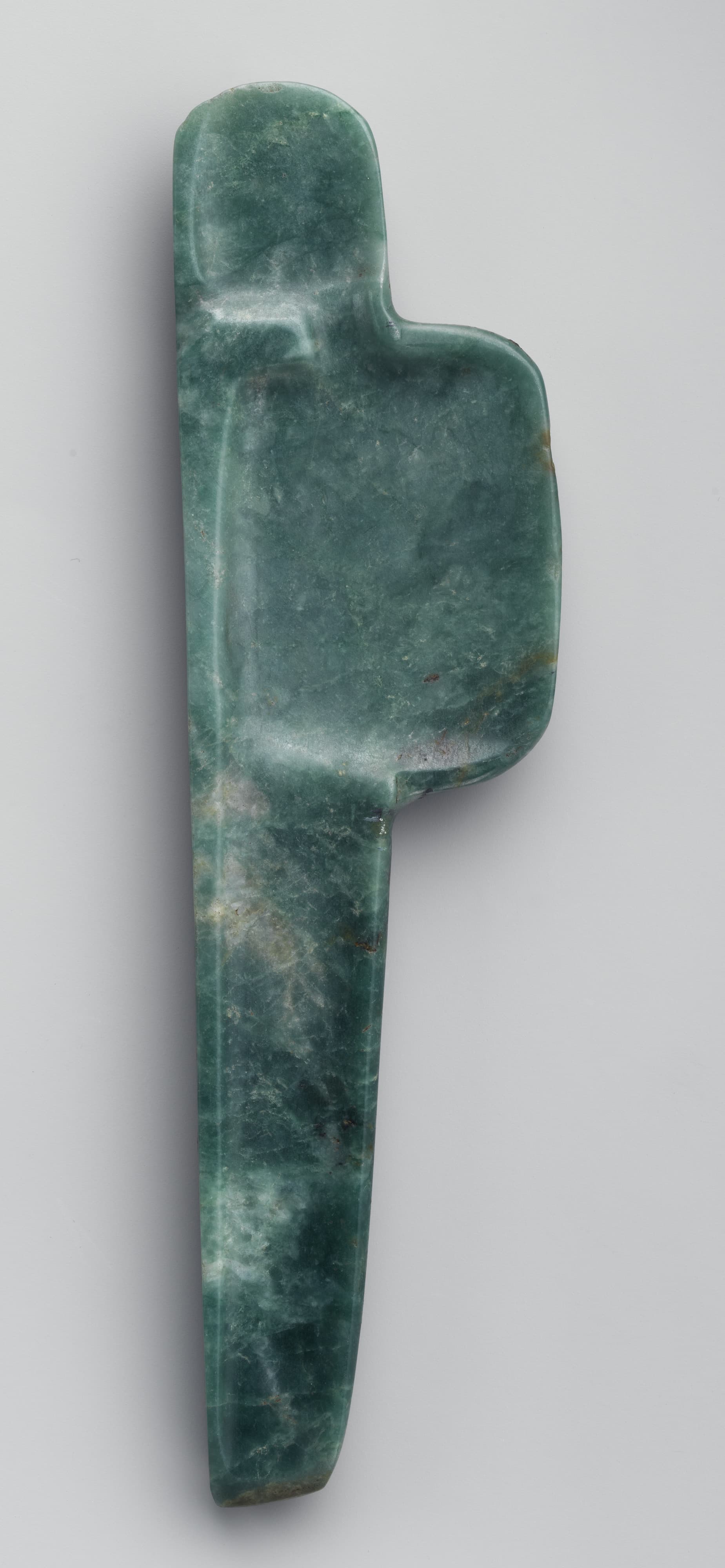 Olmec jadeite ritual object — Formative Olmec portable art (sibling context to Cascajal)